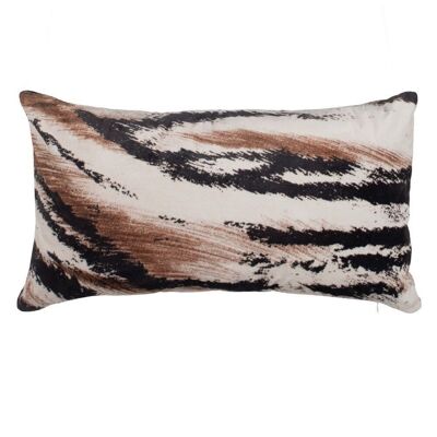 DECORATED ABSTRACT VELVET CUSHION TS609208