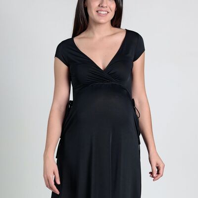 Biologisch abbaubares Wickel-Stillkleid