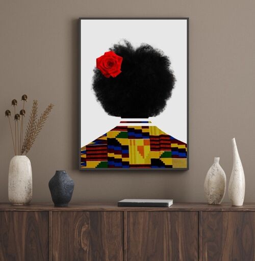 Affiche Poster - Afro Wax Pop Art