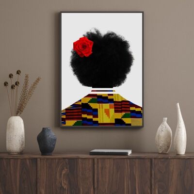 Poster Locandina - Cera Afro Pop Art