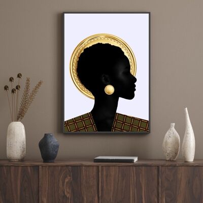 Poster Poster - Afrikanische Königin Schönheit