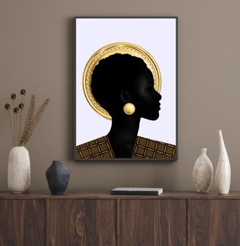 Affiche Poster - African Queen Beauty