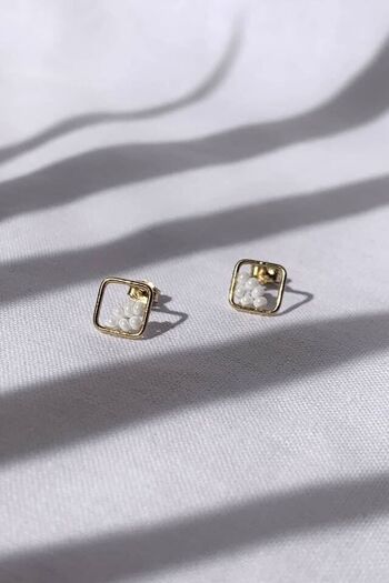 Boucles d'oreilles LUNA - goldfilled 14 carats 1