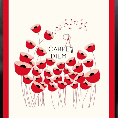 Poster NINA 40x60 cm "Carpe Diem"