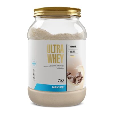 Maxler Ultra Whey Protein Pulver, Schokolade, 750g, Eiweiß Shake