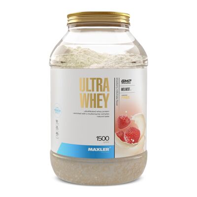 Maxler Ultra Whey Protein Powder, frappè alla fragola, 1500 g, frullato proteico