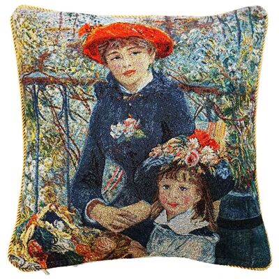 Pierre Auguste Renoir Due sorelle - Fodera per cuscino Art 45cm*45cm