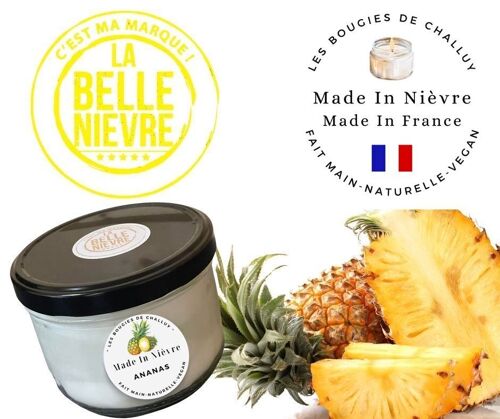 BOUGIE "ANANAS" MADE IN NIÈVRE