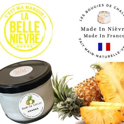 "PINEAPPLE" CANDLE MADE IN NIEVRE