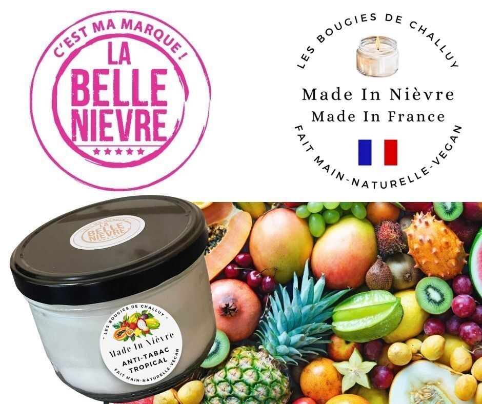 CANDELA "ANTI-ODORE TABACCO TROPICALE" MADE IN NIEVRE