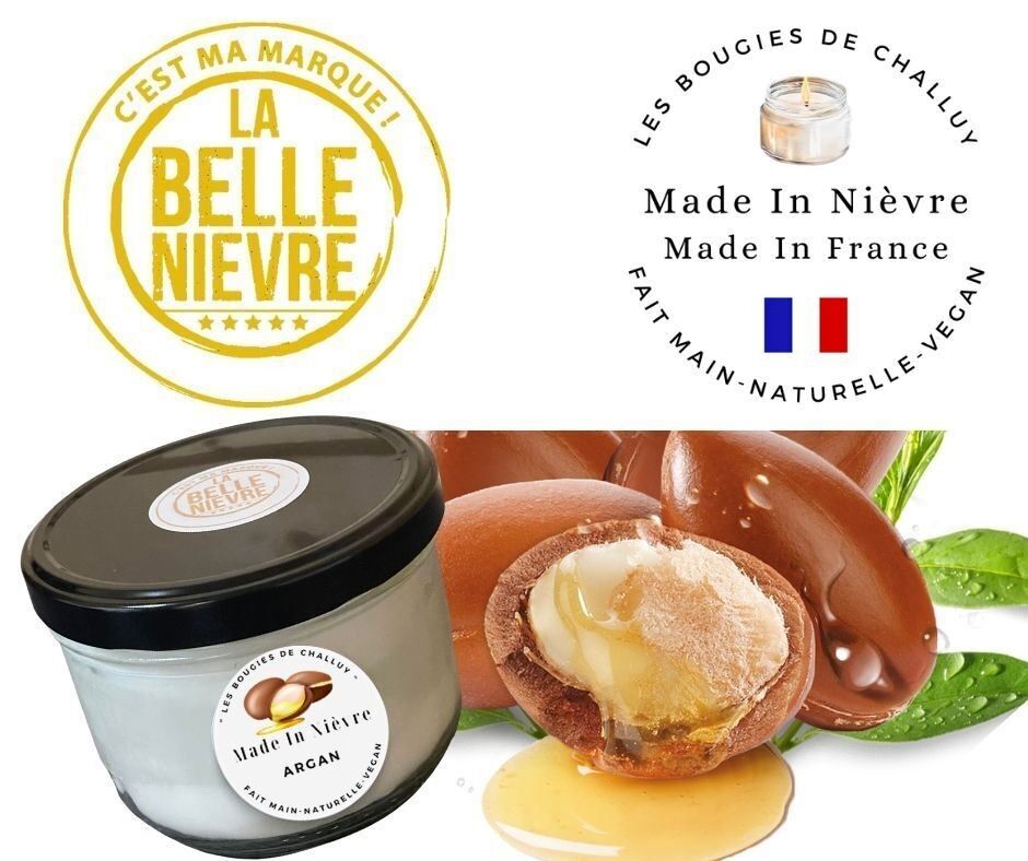 CANDELA "ARGAN" FATTA IN NIEVRE