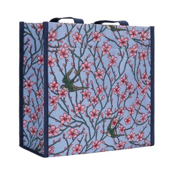 Fleur d'amandier et hirondelle sous licence V&A - Sac de courses 1