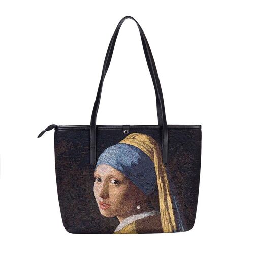 Vermeer Girl with a Pearl Earring - College Bag