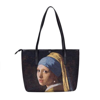 Vermeer-Mädchen mit einem Perlenohrring - College-Tasche