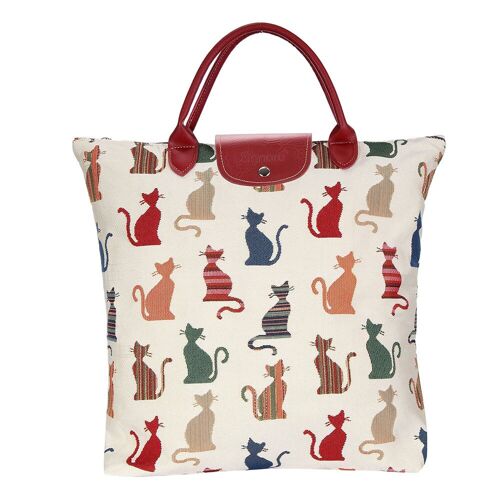 Cheeky Cat - Foldaway Bag