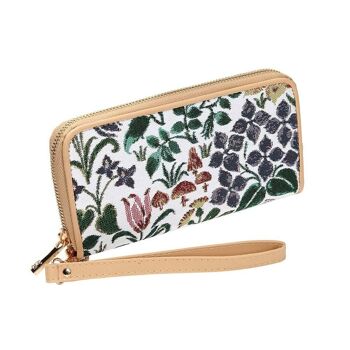 Charles Voysey Spring Flowers - Porte-monnaie long zippé 2