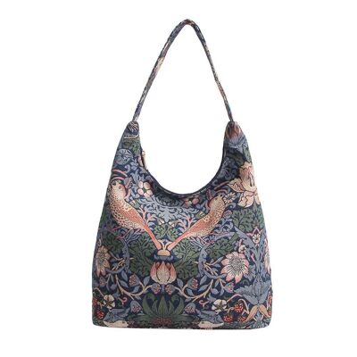 William Morris Strawberry Thief Azul - Bolso Hobo