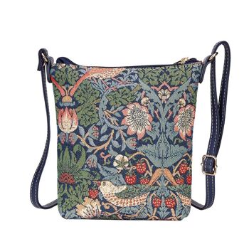 William Morris Strawberry Thief Bleu - Sac à bandoulière 1