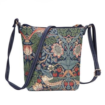 William Morris Strawberry Thief Bleu - Sac à bandoulière 2