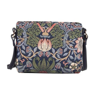 William Morris Strawberry Thief Bleu - Sac à bandoulière