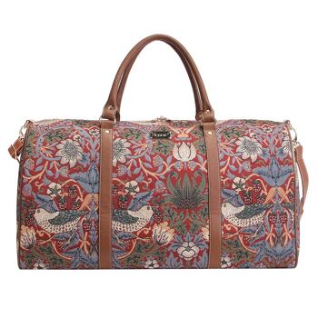 William Morris Strawberry Thief Rouge - Grand sac fourre-tout 1