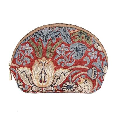 William Morris Strawberry Thief Rouge - Trousse de toilette