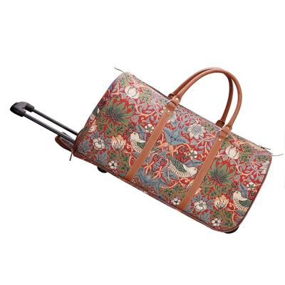William Morris Strawberry Thief Rosso - Pull Holdall