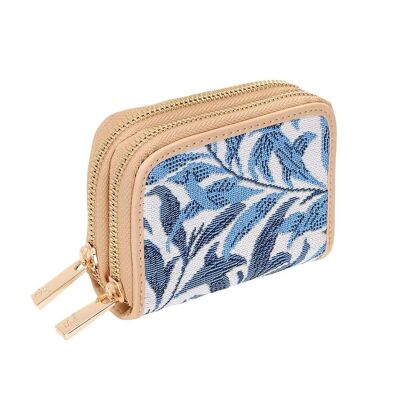 William Morris Willow Bough - Monedero con doble cremallera