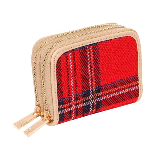 Royal Stewart Tartan - Double Zip Purse