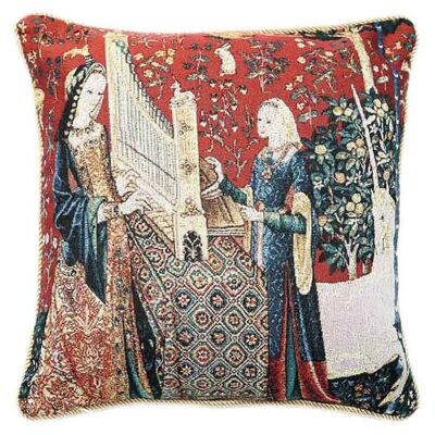 Lady and Unicorn Senso dell'udito - Fodera per cuscino Art 45cm*45cm