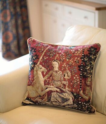 Lady and Unicorn Sense of Sight - Housse de Coussin Art 45cm*45cm 2