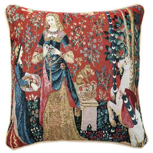 Lady and Unicorn Sense of Smell - Cushion Cover Art 45cm*45cm