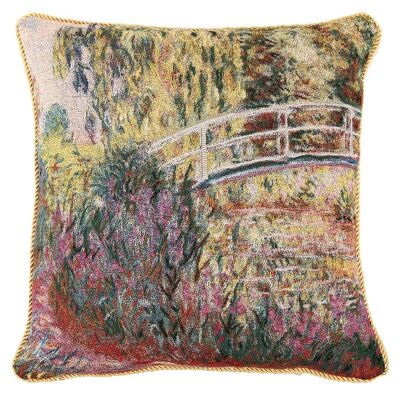 Ponte giapponese Monet - Fodera per cuscino Art 45cm*45cm