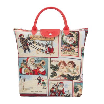 Christmas Santa - Foldaway Bag