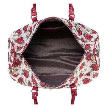 Frida Kahlo Rose - Grand sac fourre-tout 7