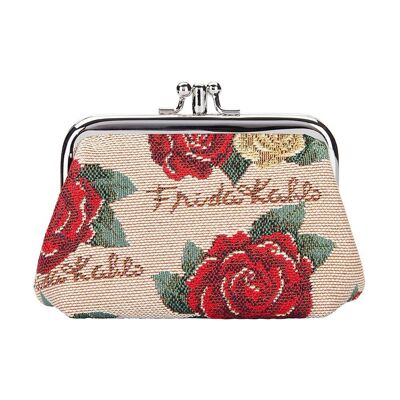 Frida Kahlo Rose - Monedero con marco