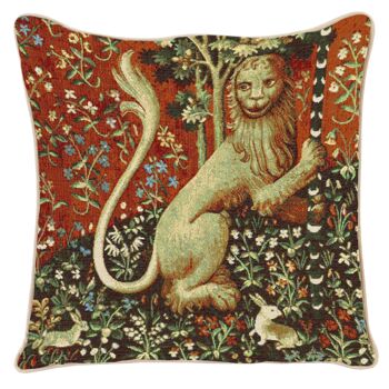 Dame et Licorne Lion - Housse de Coussin Art 45cm*45cm