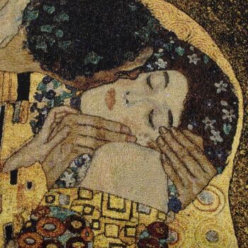 Gustav Klimt Le Baiser - Tenture murale 90cm x 138cm (70 tringle) 2