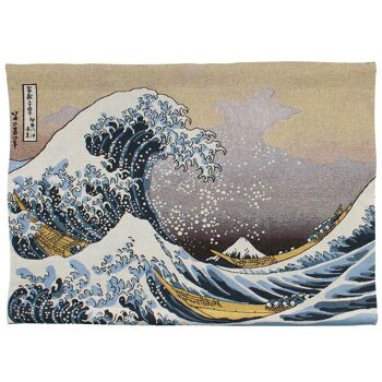 Grande Vague au large de Kanagawa - Tenture Murale 69cm x 100cm (70 tiges) 5