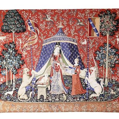 Lady & Unicorn A Mon Seul Desire – Wandbehang in 2 Größen