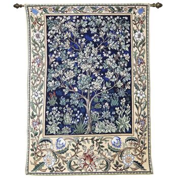 William Morris Tree of Life Blue - Tenture murale en 3 tailles 7