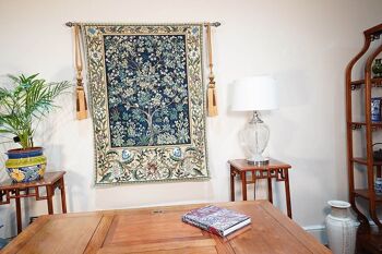 William Morris Tree of Life Blue - Tenture murale en 3 tailles 11