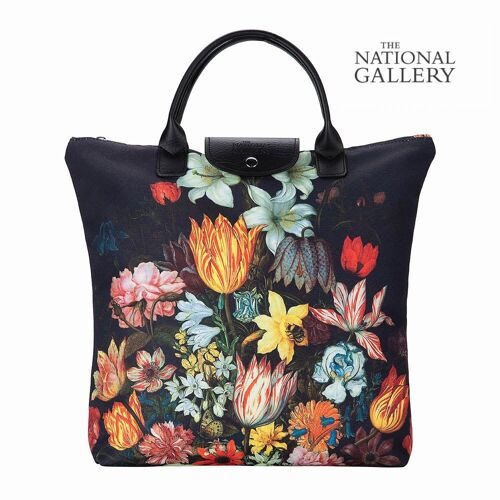 A Still Life In a Van Li Vase - Art Foldaway Bag