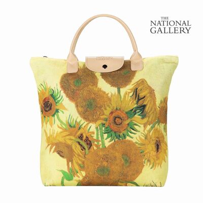 Girasole di Van Gogh - Borsa pieghevole artistica