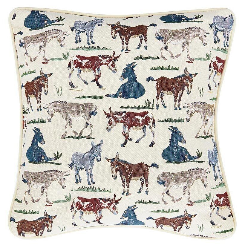 Happy Donkey - Fodera per cuscino 45 cm * 45 cm