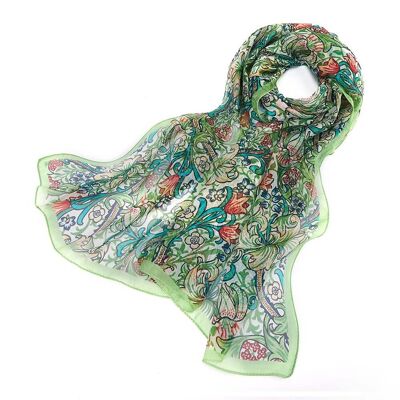 William Morris Golden Lily - Foulard 100% Pure Soie