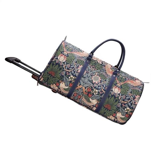William Morris Strawberry Thief Blue - Pull Holdall