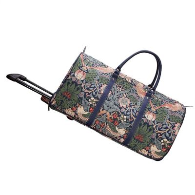 William Morris Strawberry Thief Azul - Bolsa de viaje