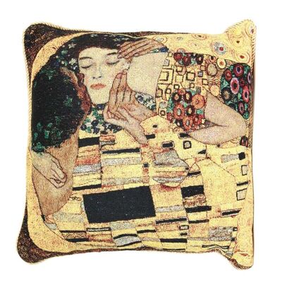Gustav Klimt Gold Kiss - Fodera per cuscino Art 45cm*45cm