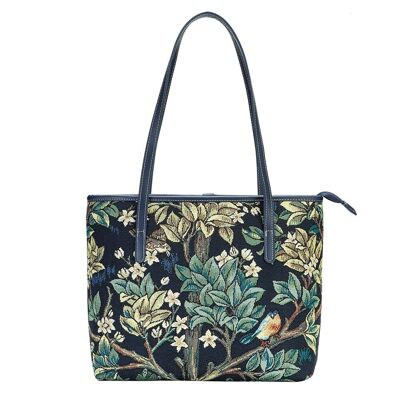 William Morris Baum des Lebens Blau - College-Tasche